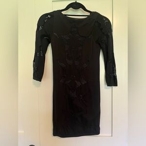 Free People Intimately Black Cutout Dress
